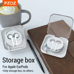 PZOZ For Apple watch charger cable storage box wired earphones Headphone c to type c Macbook cable management organizer Case