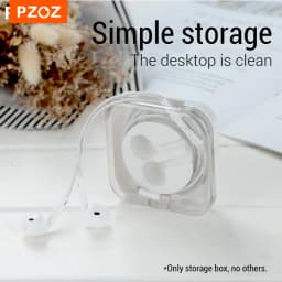 PZOZ For Apple watch charger cable storage box wired earphones Headphone c to type c Macbook cable management organizer Case