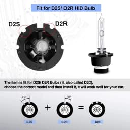 2x Xenon Bulb D2S D2R D4S D4R HID Headlamp Car Headlight Bulb Kit Auto Lamp 4300K 5000K 6000K 8000K 10000K 12000K 12V 35W
