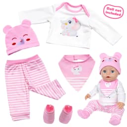 2023 New Cute Frog Suits Fit For 43cm Baby Doll 17 Inch Reborn Baby Doll Clothes