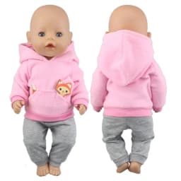 2023 New Cute Frog Suits Fit For 43cm Baby Doll 17 Inch Reborn Baby Doll Clothes