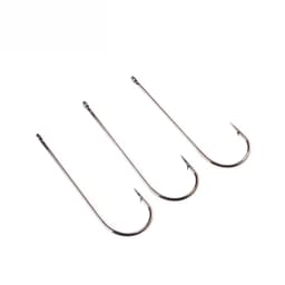 FTK Long Shank Fishing Hook High Carbon Steel Baithook Black Chrome Ringed Marine Sharp Barbed Hook for Fishing Accessories
