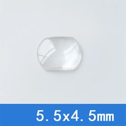 High Quality Sapphire Bubble Magnifier Calendar Lens for Date Window Watch Crystal Glass 7.0x5.5mm/5.5x4.5mm/5.5mm To Choose