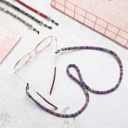 Colorful Acrylic Beads Glasses Chain Reading Glasses Cord Holder Anti-lost Rope Vintage Neck Strap Rope for Eyewear Accessories