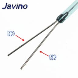 5Pcs Reed Switch 3 pin Magnetic Switch 2.5*14mm Normally Open Normally Closed Conversion 2.5X14MM NO/NC Conversion for Sensors