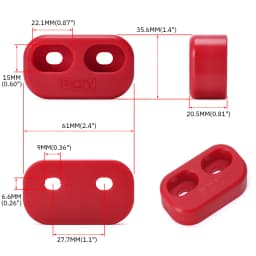 PQY 2pcs Door Lining Bushings Replacement For Mazda NA, NB, NC, ND MX-5 Miata Door Bushings All Miata Generations