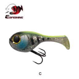 ESFISHING Soft Baits Balloonfish 82mm24g Deraball Pesca Artificial Fishing Lure Tackle for Pike Perch
