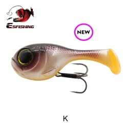 ESFISHING Soft Baits Balloonfish 82mm24g Deraball Pesca Artificial Fishing Lure Tackle for Pike Perch