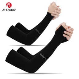 X-TIGER Cycling Arm Sleeves Ice Fabric Anti-UV Sunscreen Running Cycling Sleeve Outdoor Sport Cycling Arm Warmers Men Women