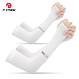 X-TIGER Cycling Arm Sleeves Ice Fabric Anti-UV Sunscreen Running Cycling Sleeve Outdoor Sport Cycling Arm Warmers Men Women