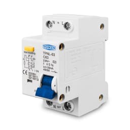 TOMZN TPNL DPNL 230V 1P+N Residual Current Circuit Breaker Over And Short Current Leakage Protection RCBO MCB