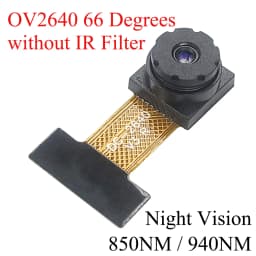 NEW OV2640 Camera Module for ESP32 CAM Camera Module 2MP 222 200 180 66 120 160 Degree 650nm 850nm Night Vision DVP 24PIN 0.5MM