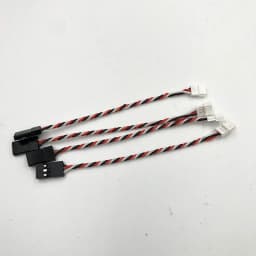 4PCS JST 1.5mm 3Pins Male Female and JR Style for Mini Receiver Servo Wire Plug Converter