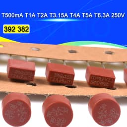 10/50/100PCS Round Fuse Slow Blow 500mA 1A 2A 2.5A 3.15A 4A 5A 6.3A 8A 10A 250V 382 Plastic LCD TV 392 Square