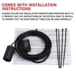 For Kawasaki Z750 Z1000 Z-750 Z-1000 2007 2008 2009 Motorcycle Gear Indicator Speed Digital Display Meter Ecu Plug Accessories