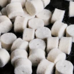 100Pcs Wool Felt Polishing Buffing Pad 13mm + 2 Shank For Grinding Wheel