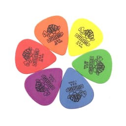 50pcs Dunlop Guitar Picks Electric Guitar Parts Picks Accessories 6 Kinds Thickness Picks