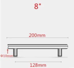 Stainless Steel Handles for Cabinets and Drawers Kitchen Handles Bathroom Cabinets Handles Cabinet Metal Furniture Handles