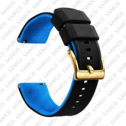 Quick Release Rubber Watch Strap Silicone Watch Band 18mm 20mm 22mm Huawei ,Samsung Galaxy, Garmin, Watch Replacement Watchband