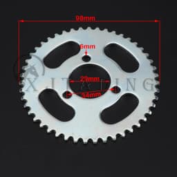 25H 47T 55T 65T 68T 70T 80T 92T Tooth 29MM Rear Sprocket for 47CC 49CC Mini Moto ATV Quad Dirt Pit Pocket Bike Scooter Parts