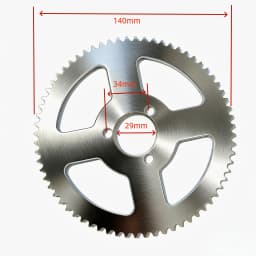 25H 47T 55T 65T 68T 70T 80T 92T Tooth 29MM Rear Sprocket for 47CC 49CC Mini Moto ATV Quad Dirt Pit Pocket Bike Scooter Parts