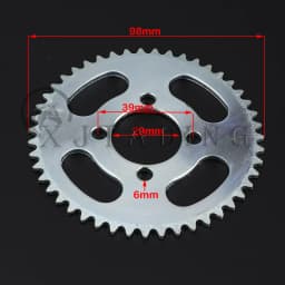 25H 47T 55T 65T 68T 70T 80T 92T Tooth 29MM Rear Sprocket for 47CC 49CC Mini Moto ATV Quad Dirt Pit Pocket Bike Scooter Parts