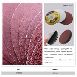 20Pcs 1/2/3/4/5 Inch Hook & Loop Sanding Discs Aluminium Oxide Sandpaper 40-2000 Grit for Abrasive Drill Grinder Rotary Tools