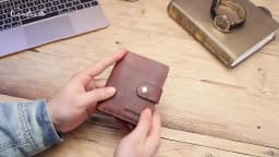 CONTACT'S Genuine Leather Short Wallets for Men RFID Vintage Coin Purse Card Holder Male Money Clip Women‘s Wallet Bag Handbag