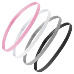 4 Pcs Thick Non-Slip Elastic Sport Headbands Women Men Yoga Hair Bands Girls Anti-slip Elastic Workout Sweatband Sport Hairband
