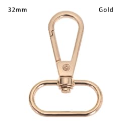 1pc DIY Metal Detachable Snap Hook Trigger Clips Buckles for for Leather Craft Bag Strap Buckles Handle Shoulder Webbing