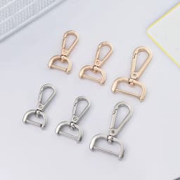 1pc DIY Metal Detachable Snap Hook Trigger Clips Buckles for for Leather Craft Bag Strap Buckles Handle Shoulder Webbing
