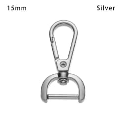 1pc DIY Metal Detachable Snap Hook Trigger Clips Buckles for for Leather Craft Bag Strap Buckles Handle Shoulder Webbing