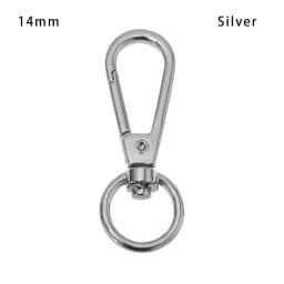 1pc DIY Metal Detachable Snap Hook Trigger Clips Buckles for for Leather Craft Bag Strap Buckles Handle Shoulder Webbing