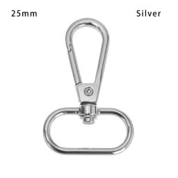 1pc DIY Metal Detachable Snap Hook Trigger Clips Buckles for for Leather Craft Bag Strap Buckles Handle Shoulder Webbing