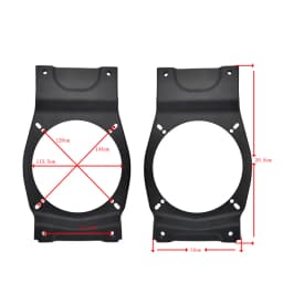 Speaker Bracket Kit Rear 5 Inch With Wire Harness For Suzuki Jimny 3 Door JB64 JB74 2019 2020 2021 2022 2023 2024 Accessories