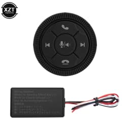 Universal Wireless Bluetooth-compatible Car Steering Wheel Remote Control GPS Smart Button Key Volume Controller Phone Handsfree