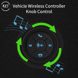 Universal Wireless Bluetooth-compatible Car Steering Wheel Remote Control GPS Smart Button Key Volume Controller Phone Handsfree