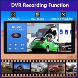 10.36 "4 Channel Recorder Smart Blind Spot Radar BSD Alarm Car DVR Monitor with 4 PCS AHD 1080P Camera For Truck Bus