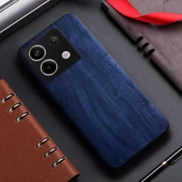 Case for Xiaomi Redmi Note 13 14 Pro Plus 5G funda bamboo wood pattern Leather cover for xiaomi redmi note 13 14 pro plus case