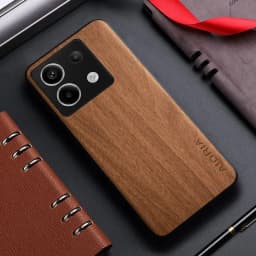 Case for Xiaomi Redmi Note 13 14 Pro Plus 5G funda bamboo wood pattern Leather cover for xiaomi redmi note 13 14 pro plus case