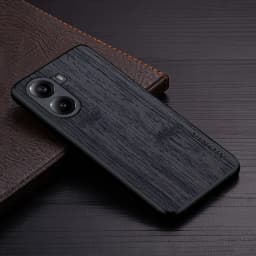 Case for Poco X6 Pro X7 Pro Poco M6 Pro Coque Bamboo Wood Pattern Leather Phone Cover Luxury Funda for Xiaomi Poco X6 Pro Case