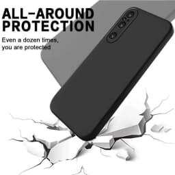 NewFlexibleLiquidSiliconeCaseForSonyXperia1VI10V5ProtectiveCoverBumperFundasCoqueCapaShell