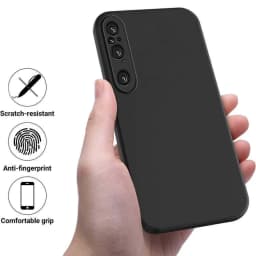 NewFlexibleLiquidSiliconeCaseForSonyXperia1VI10V5ProtectiveCoverBumperFundasCoqueCapaShell