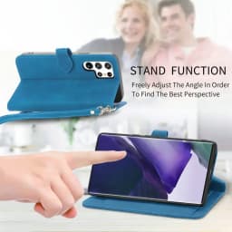 S25 S24 S23 Ultra S 26 S20 FE 5G Flip Case Zipper Card Texture Book Cover for Samsung Galaxy S21 Plus S22 S26 Ultra S 25 24 Capa