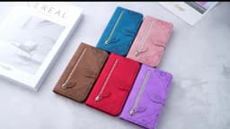 S25 S24 S23 Ultra S 26 S20 FE 5G Flip Case Zipper Card Texture Book Cover for Samsung Galaxy S21 Plus S22 S26 Ultra S 25 24 Capa