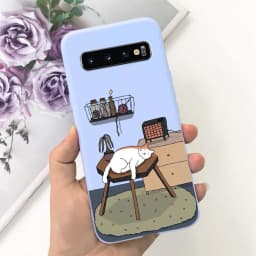 For Samsung Galaxy S10 S10e S10+ Case Cute Fashion Cartoon Cover Soft TPU Phone Case For Samsung S10 Plus S 10 Galaxy S10e Shell