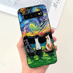 For Samsung Galaxy S10 S10e S10+ Case Cute Fashion Cartoon Cover Soft TPU Phone Case For Samsung S10 Plus S 10 Galaxy S10e Shell