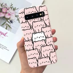 For Samsung Galaxy S10 S10e S10+ Case Cute Fashion Cartoon Cover Soft TPU Phone Case For Samsung S10 Plus S 10 Galaxy S10e Shell