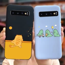 For Samsung Galaxy S10 S10e S10+ Case Cute Fashion Cartoon Cover Soft TPU Phone Case For Samsung S10 Plus S 10 Galaxy S10e Shell