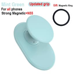 Popping NEW Magnetic Silicone Phone Grip Holder Socket More Comfortably Finger Stand for iPhone 15 14 Magnetic Holder Grip Tok
